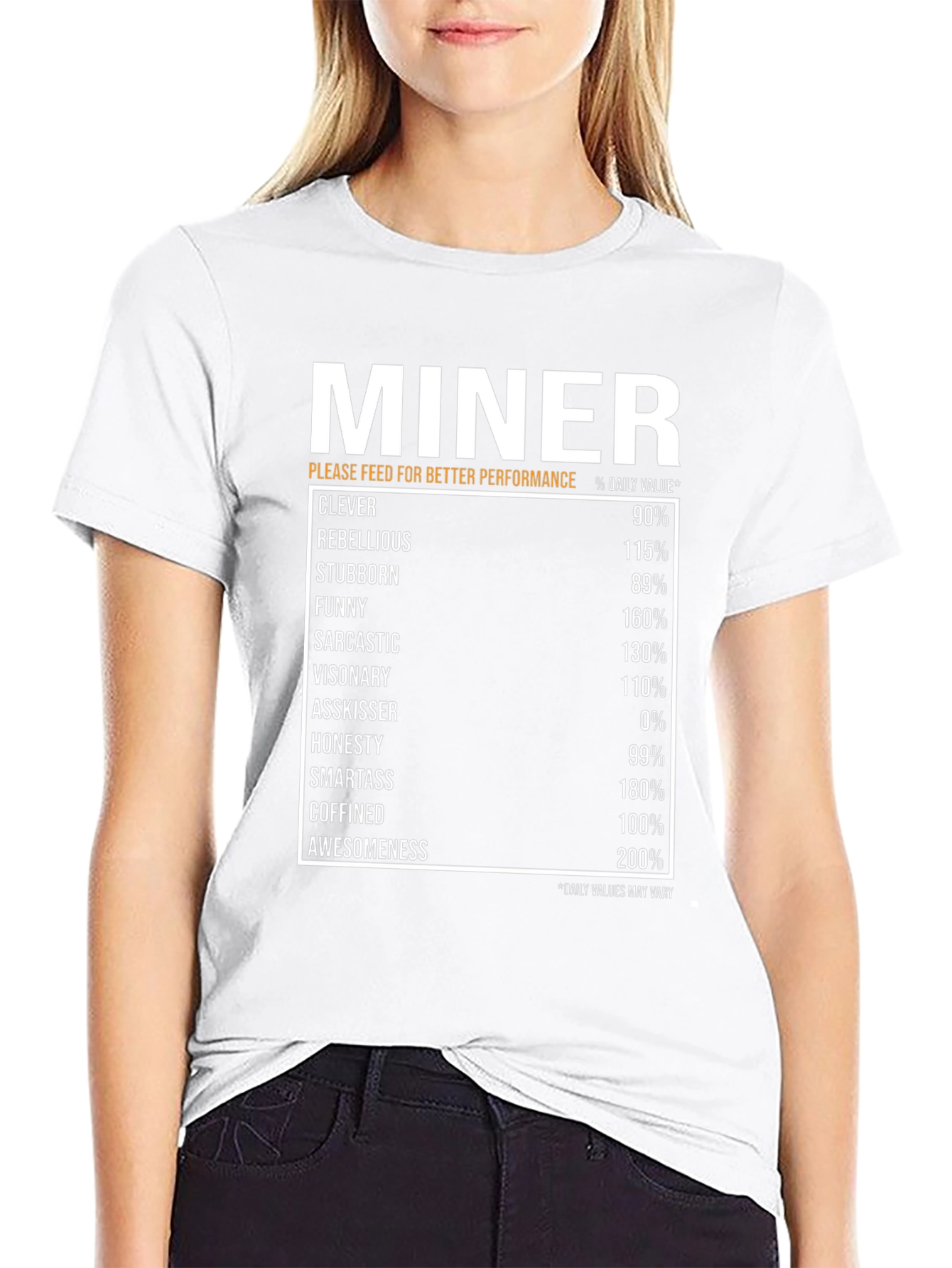 Miner Daily Value Black T-Shirt