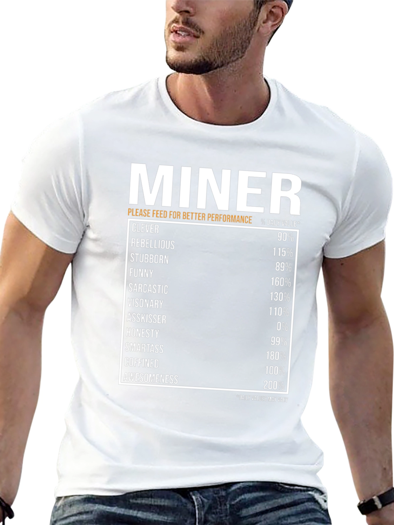 Miner Daily Value Black T-Shirt