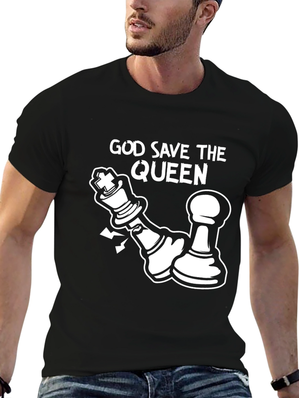 God Save the Queen Chess T-Shirt