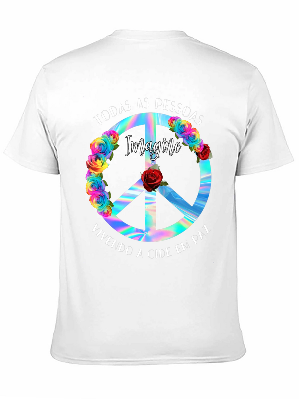 Imagine Peace Sign T-Shirt