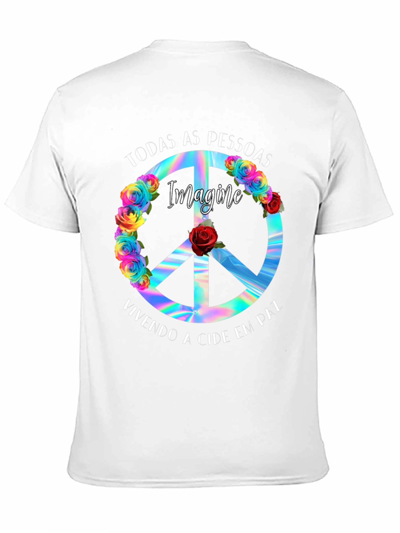 Imagine Peace Sign T-Shirt