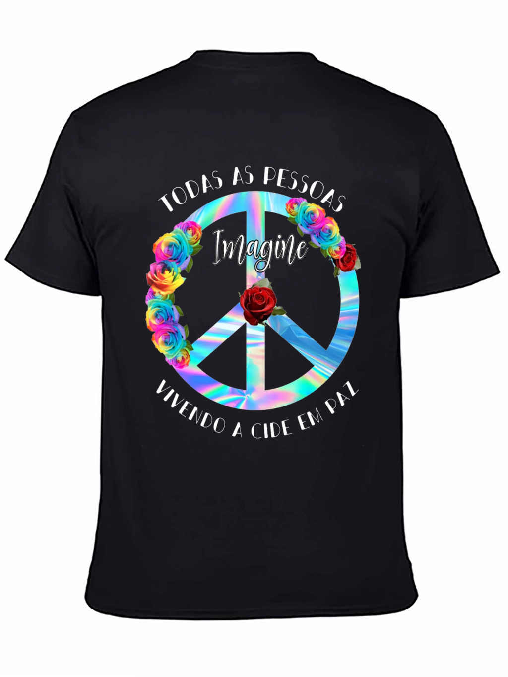 Imagine Peace Sign T-Shirt