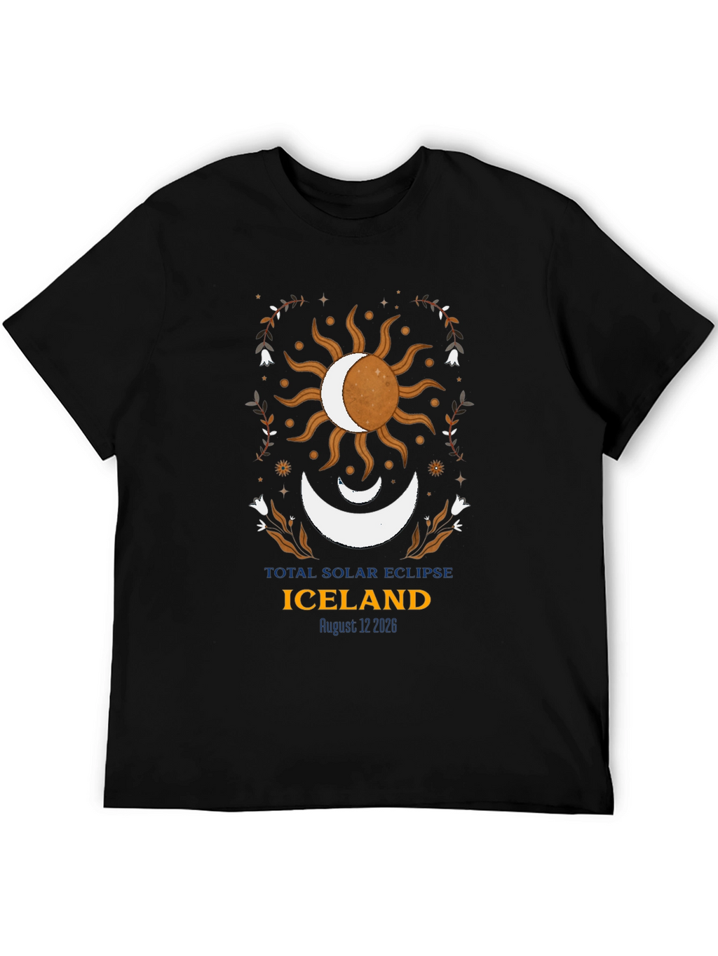 Iceland Total Solar Eclipse August 12 2026 T-Shirt