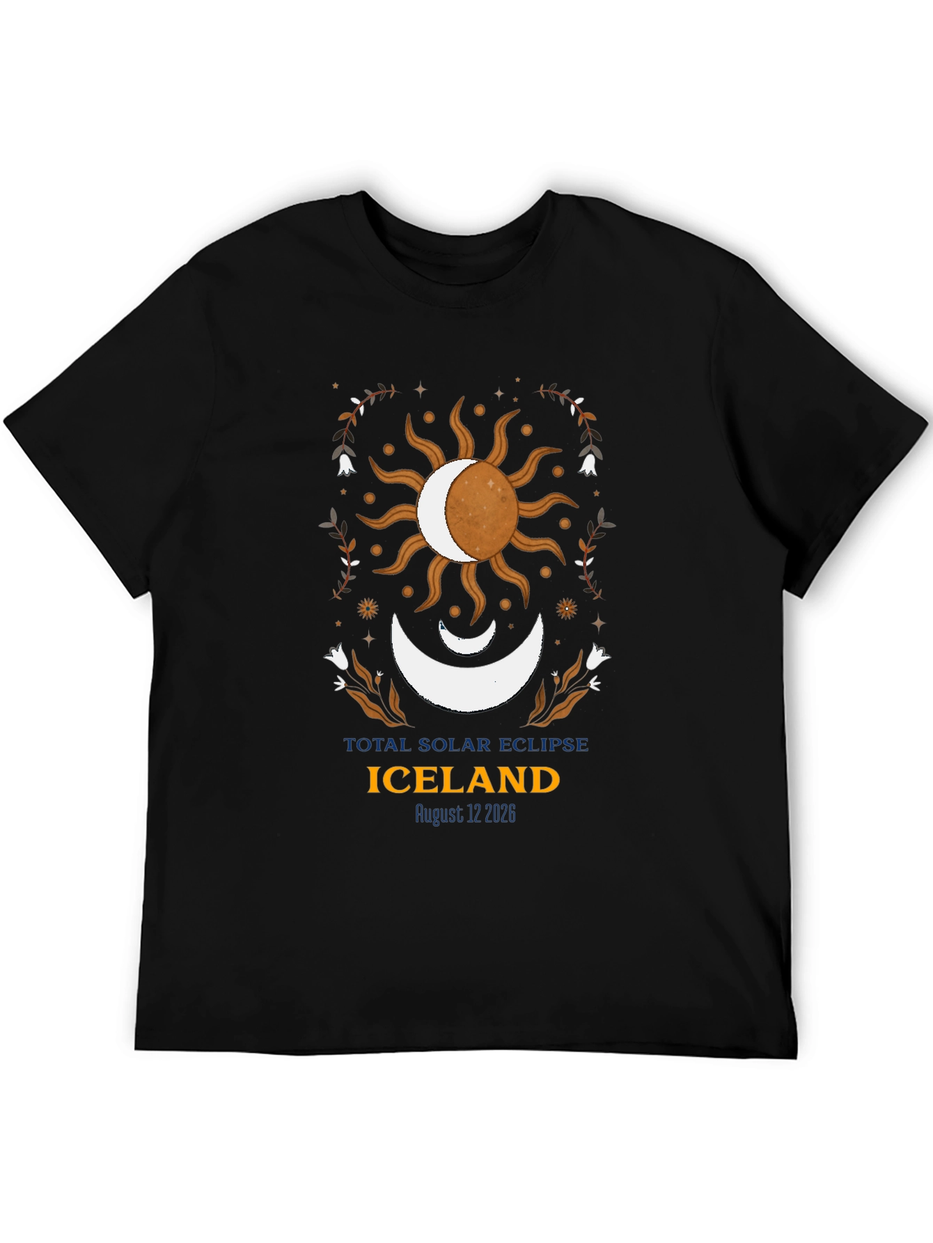 Iceland Total Solar Eclipse August 12 2026 T-Shirt