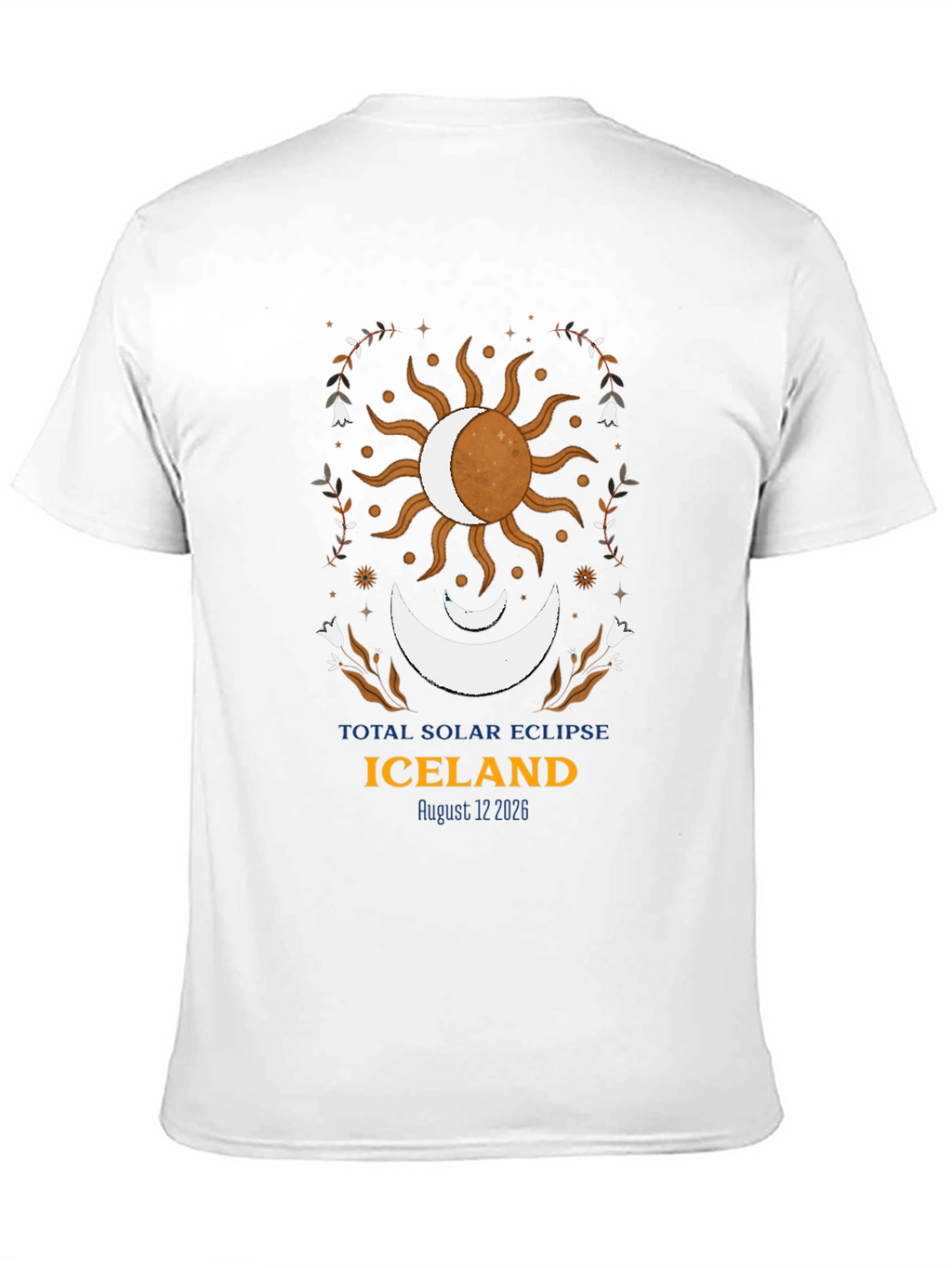 Iceland Total Solar Eclipse August 12 2026 T-Shirt