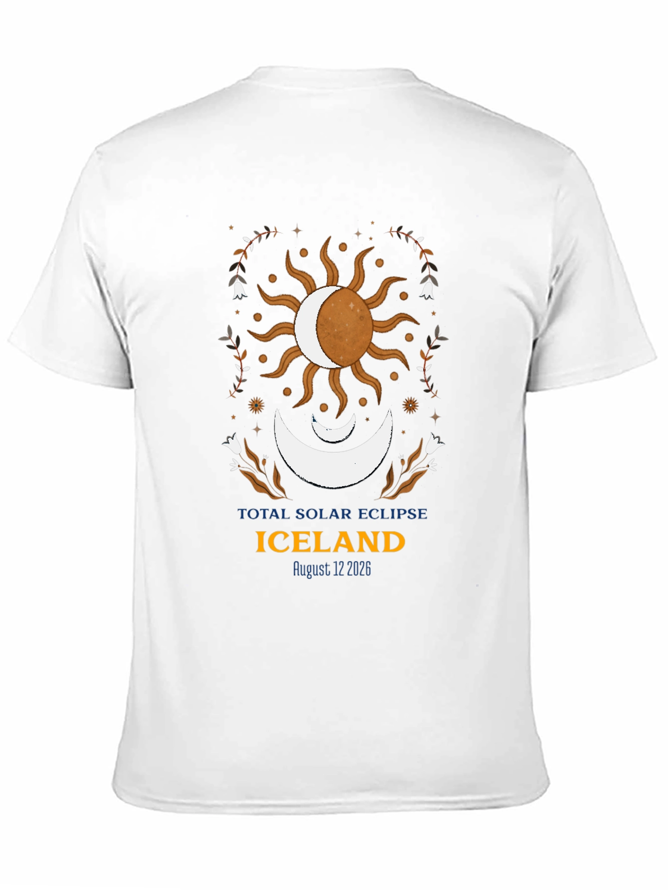 Iceland Total Solar Eclipse August 12 2026 T-Shirt