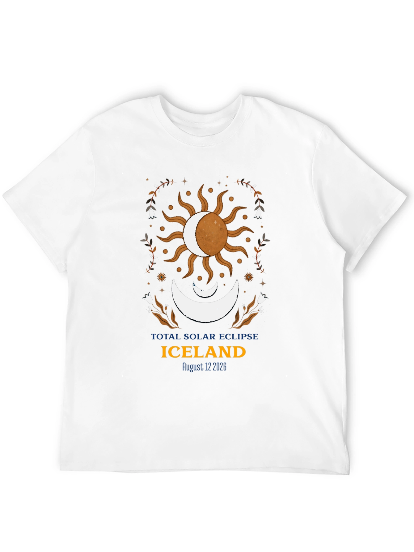 Iceland Total Solar Eclipse August 12 2026 T-Shirt