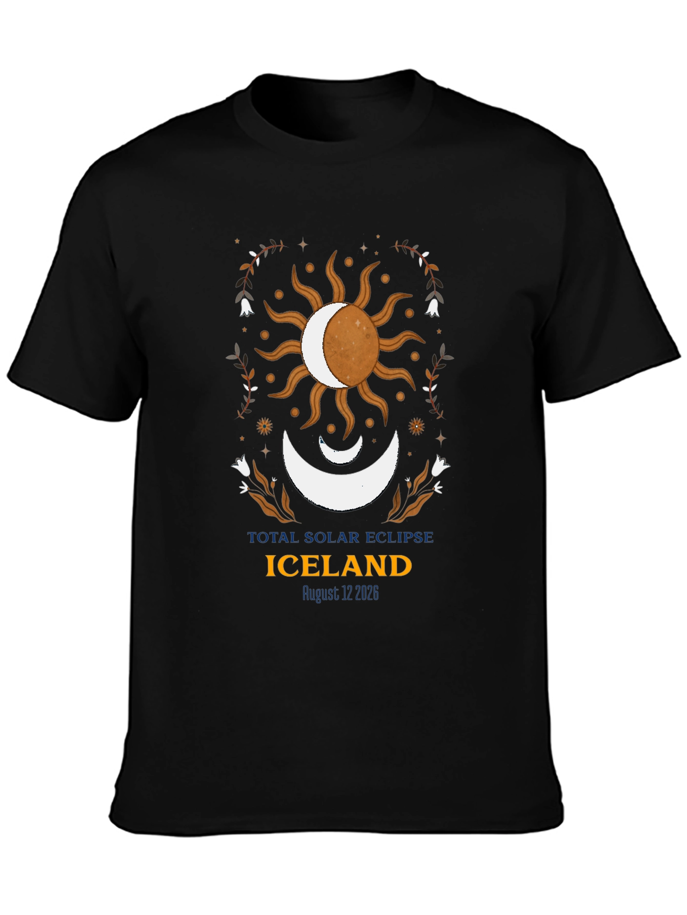 Iceland Total Solar Eclipse August 12 2026 T-Shirt