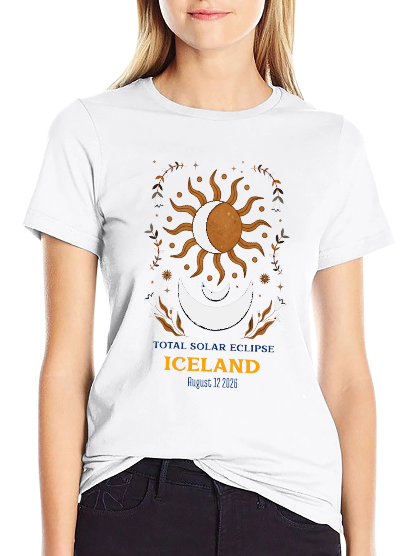 Iceland Total Solar Eclipse August 12 2026 T-Shirt