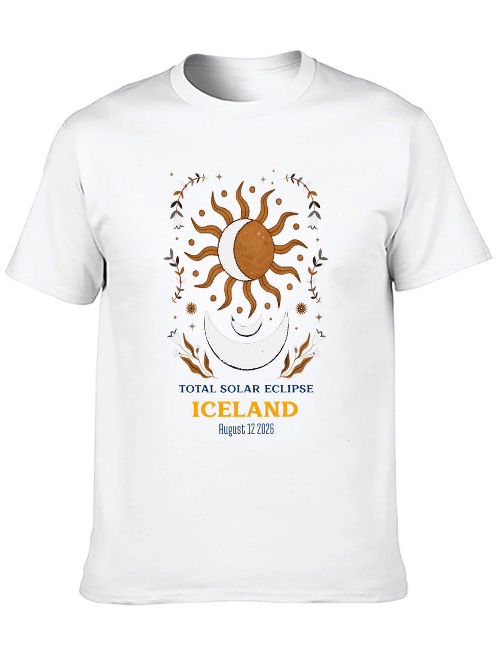 Iceland Total Solar Eclipse August 12 2026 T-Shirt