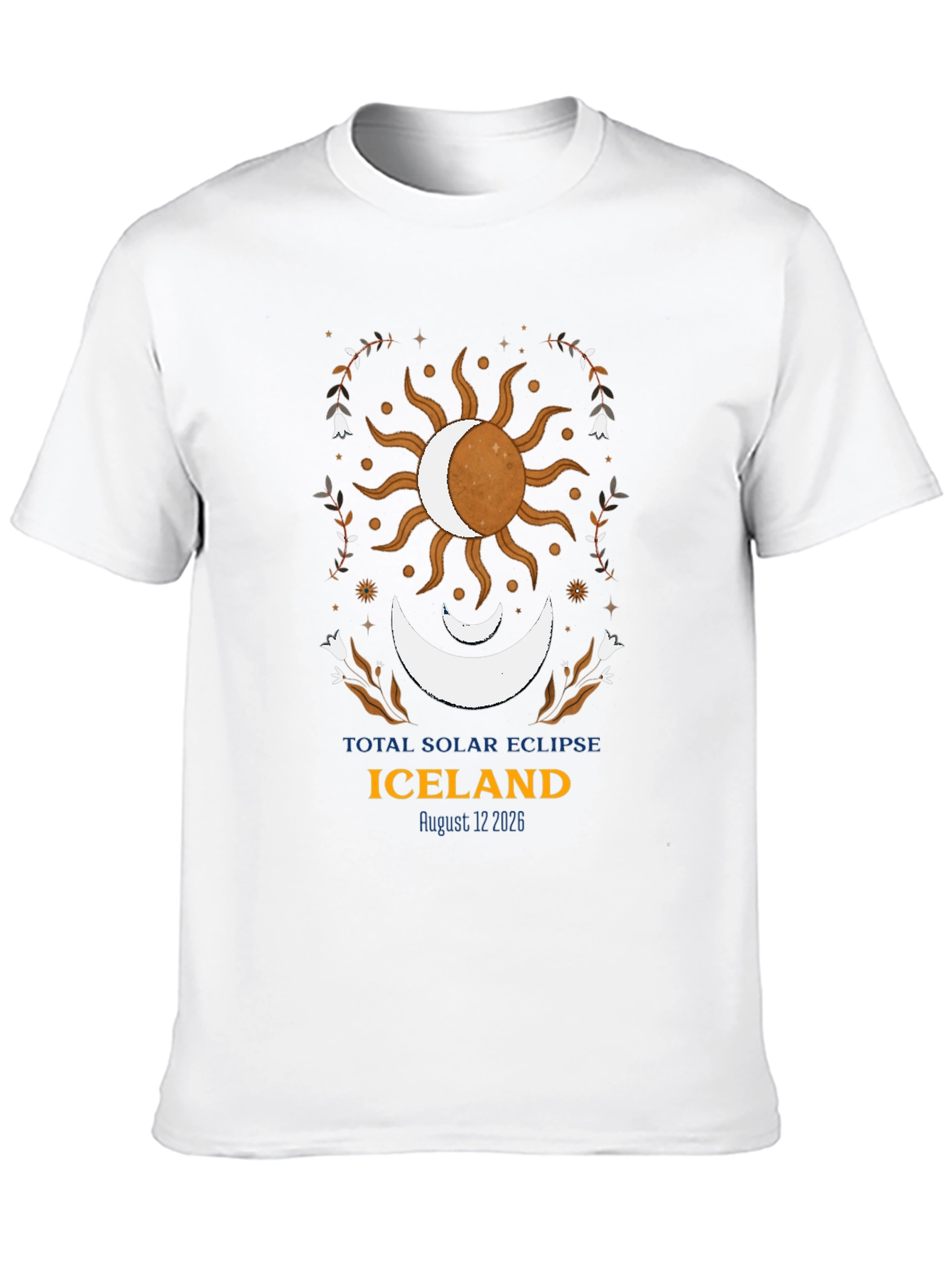 Iceland Total Solar Eclipse August 12 2026 T-Shirt