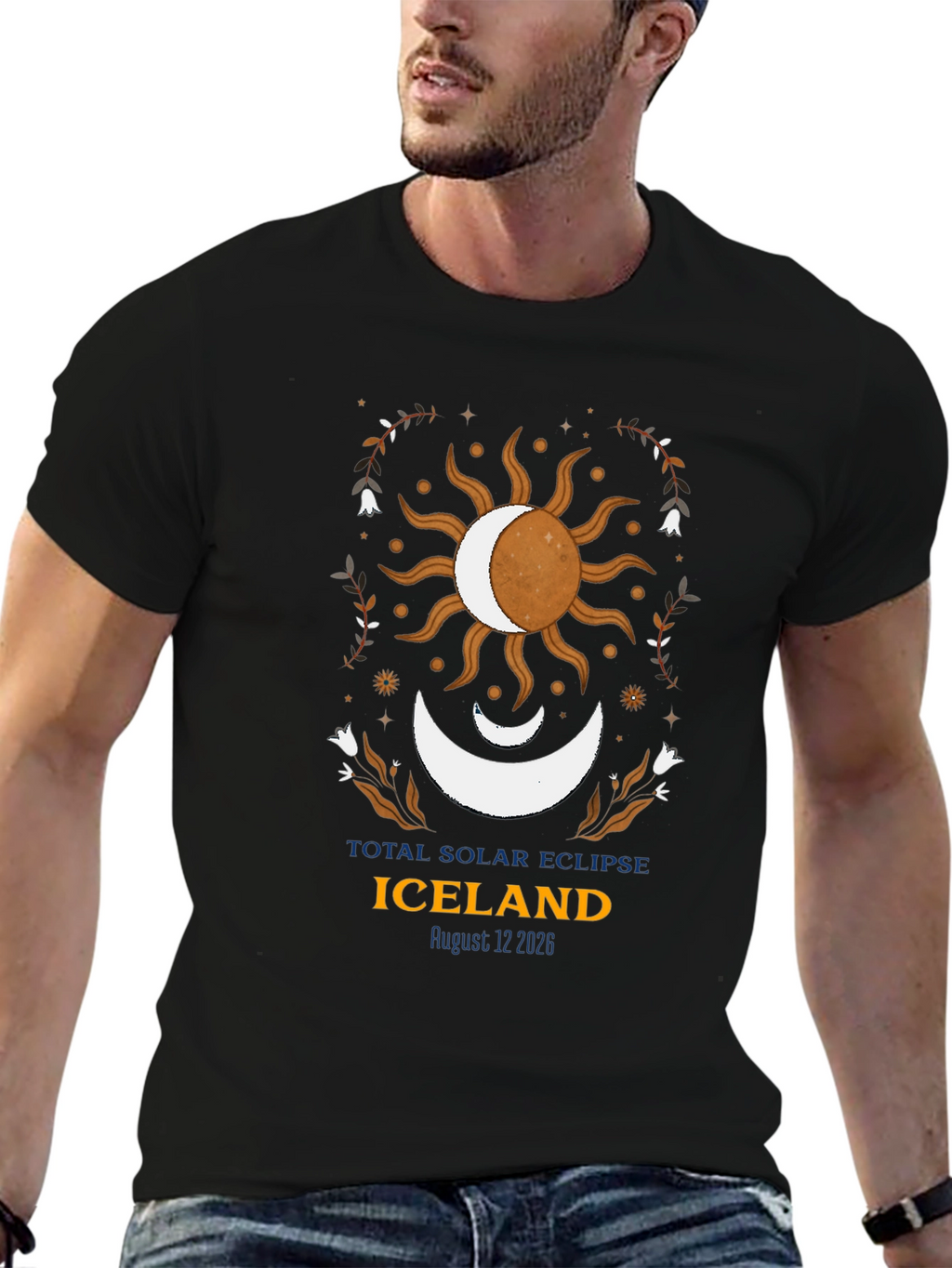 Iceland Total Solar Eclipse August 12 2026 T-Shirt