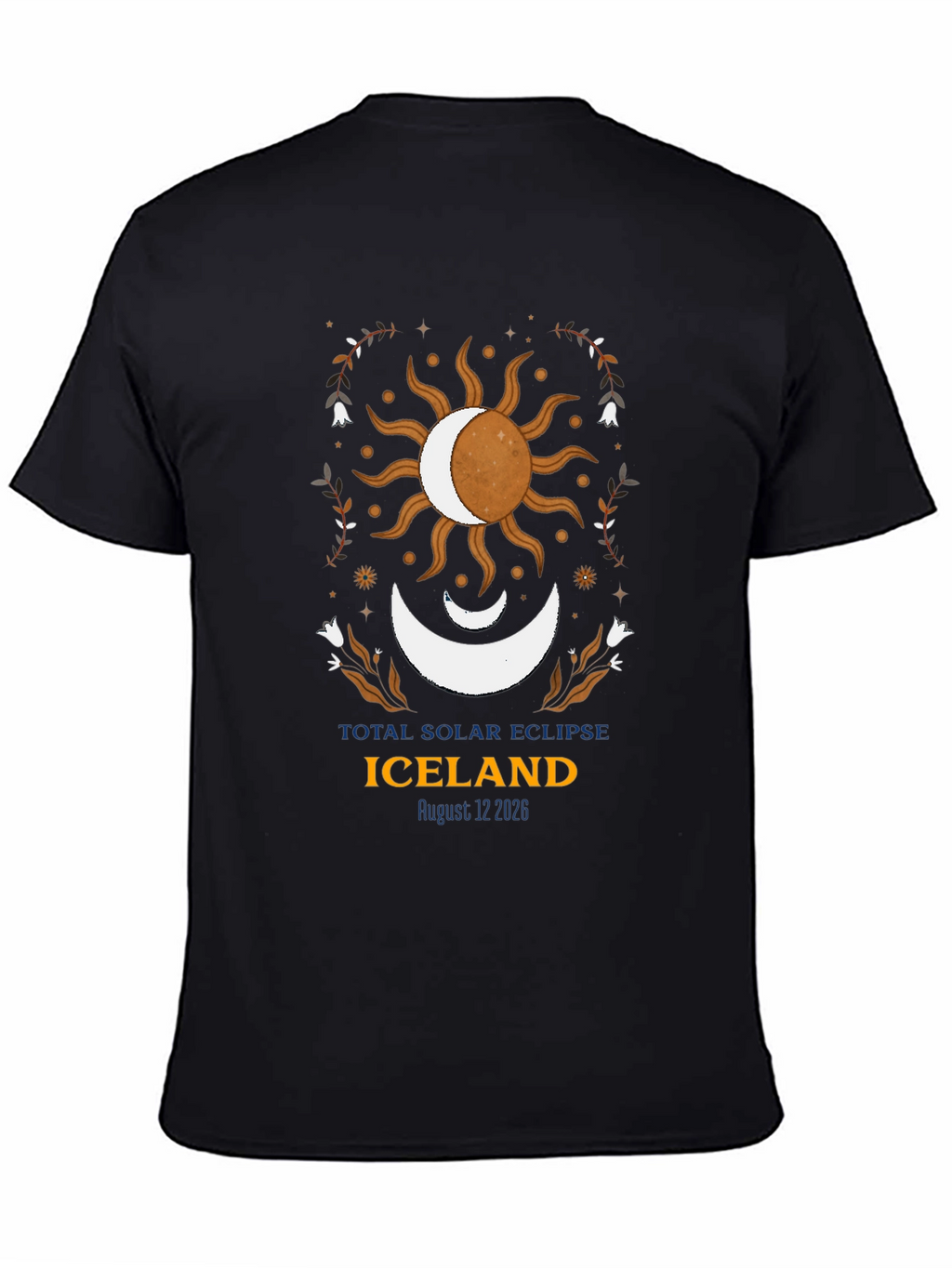 Iceland Total Solar Eclipse August 12 2026 T-Shirt