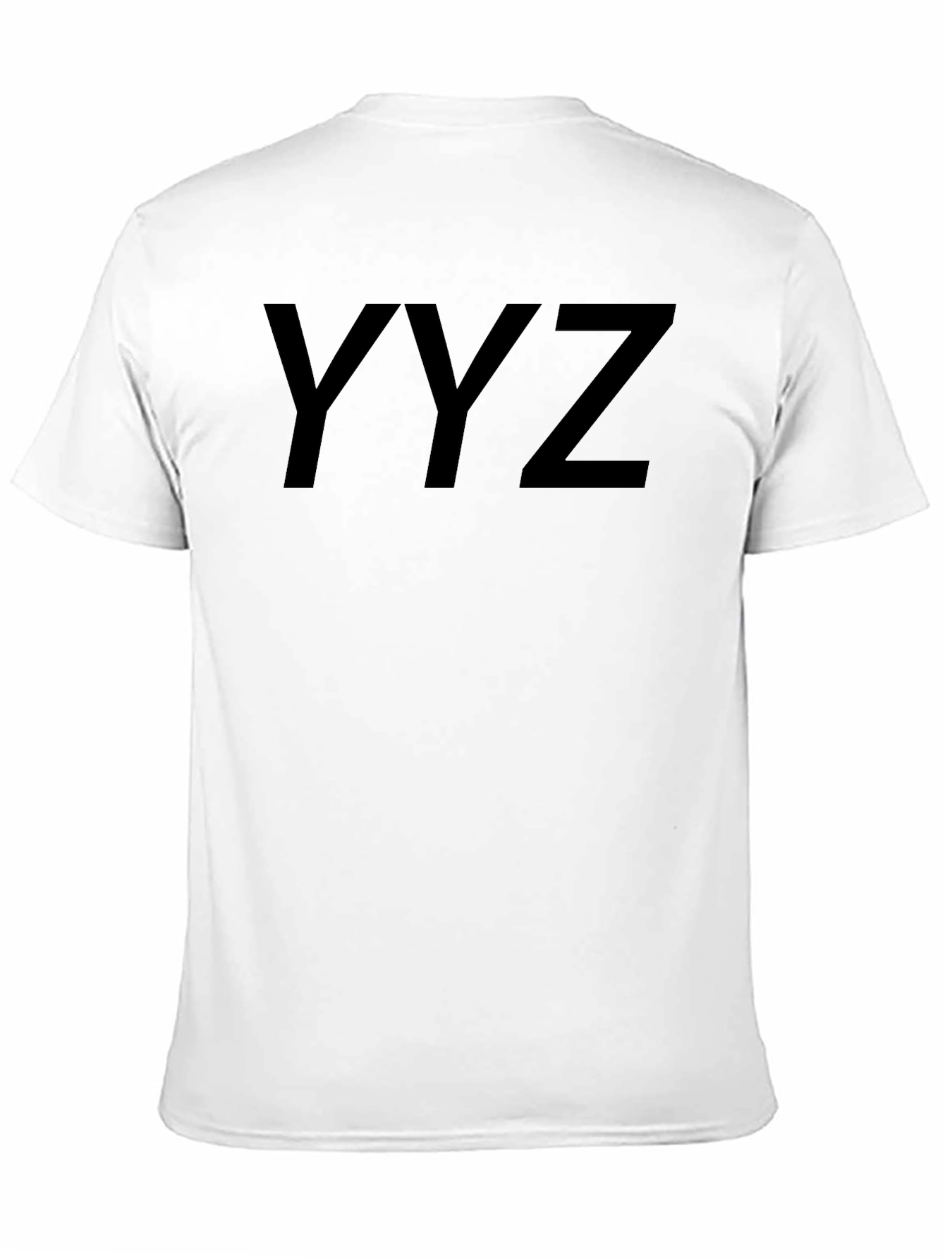 YYZ Black Graphic Tee - Stylish Cotton Blend Shirt