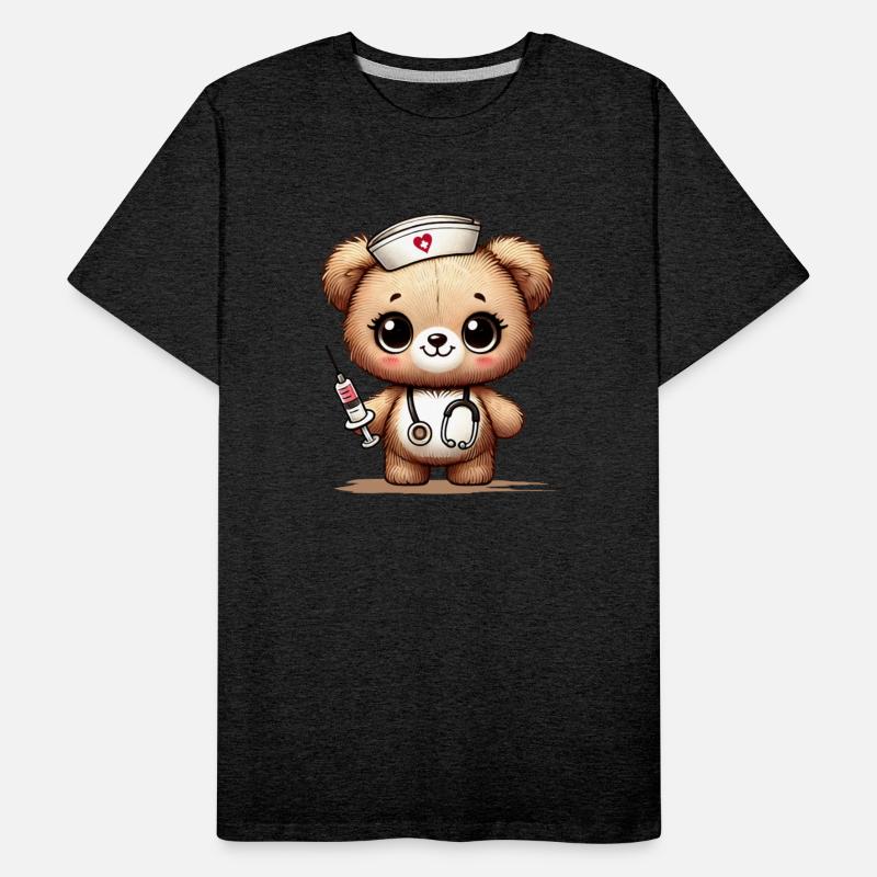 Charming cuddly toy as a nurse