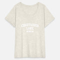 Chautauqua Lake New York Ny Athletic Block Text