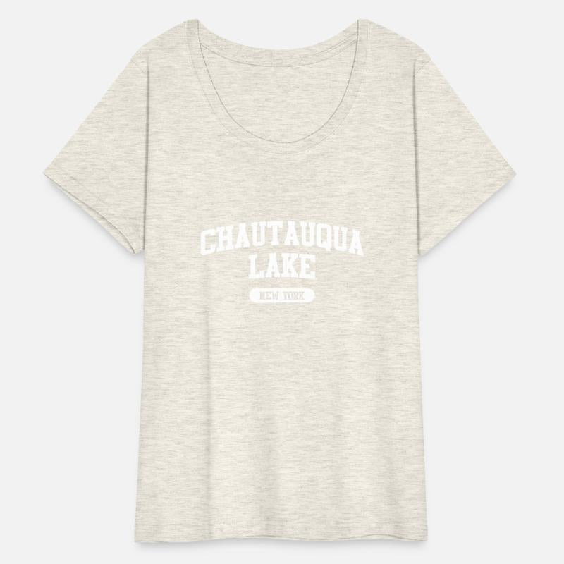 Chautauqua Lake New York Ny Athletic Block Text