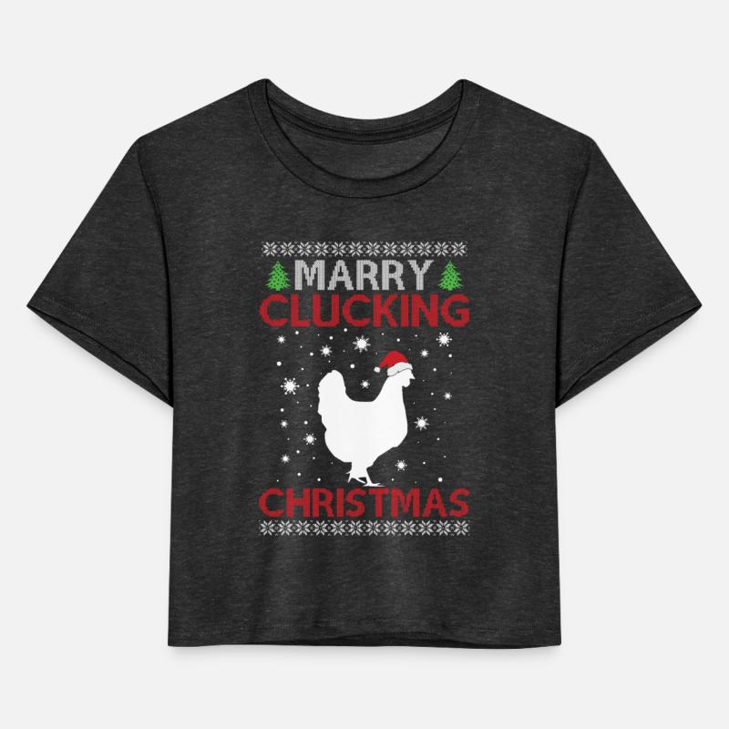Chicken - Merry Clucking Christmas - Saying Ugly C