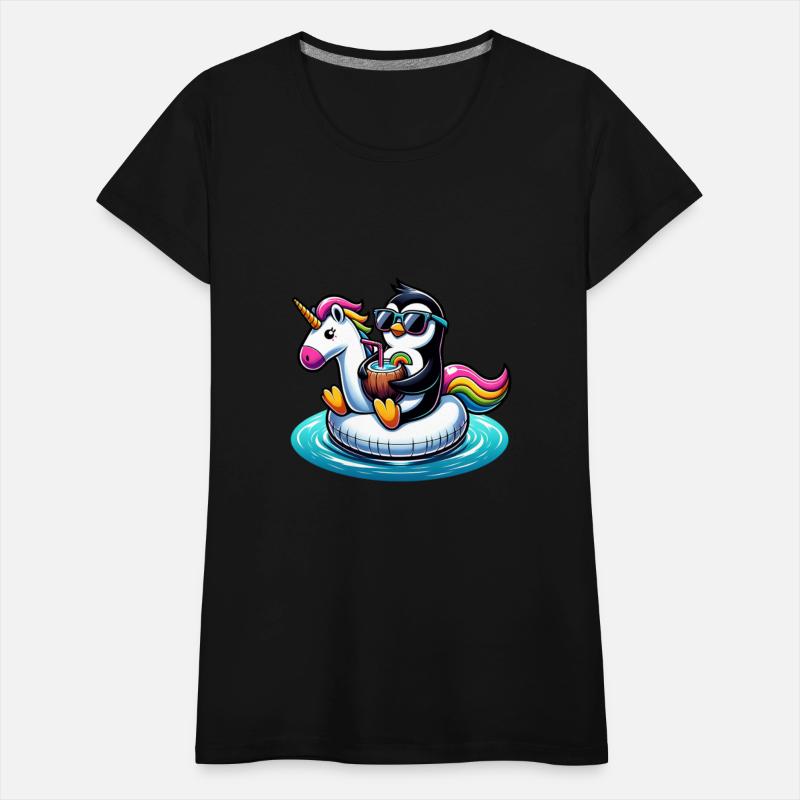 Chill Penguin on Unicorn Float