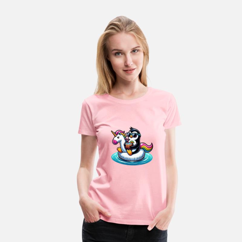 Chill Penguin on Unicorn Float