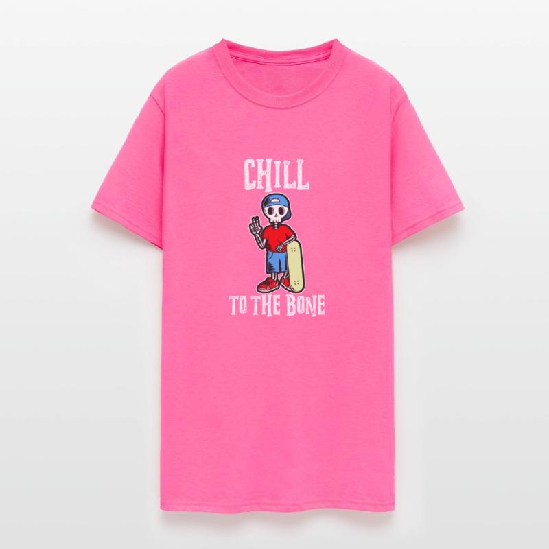 Chill To The Bone Skull Skater Dark Colors