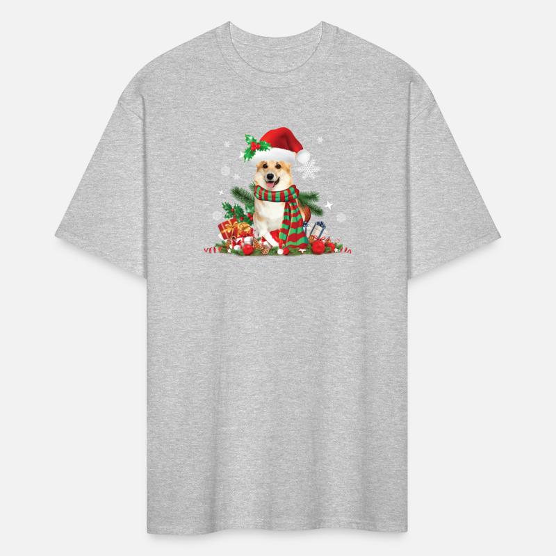 Christmas themed Corgi dog