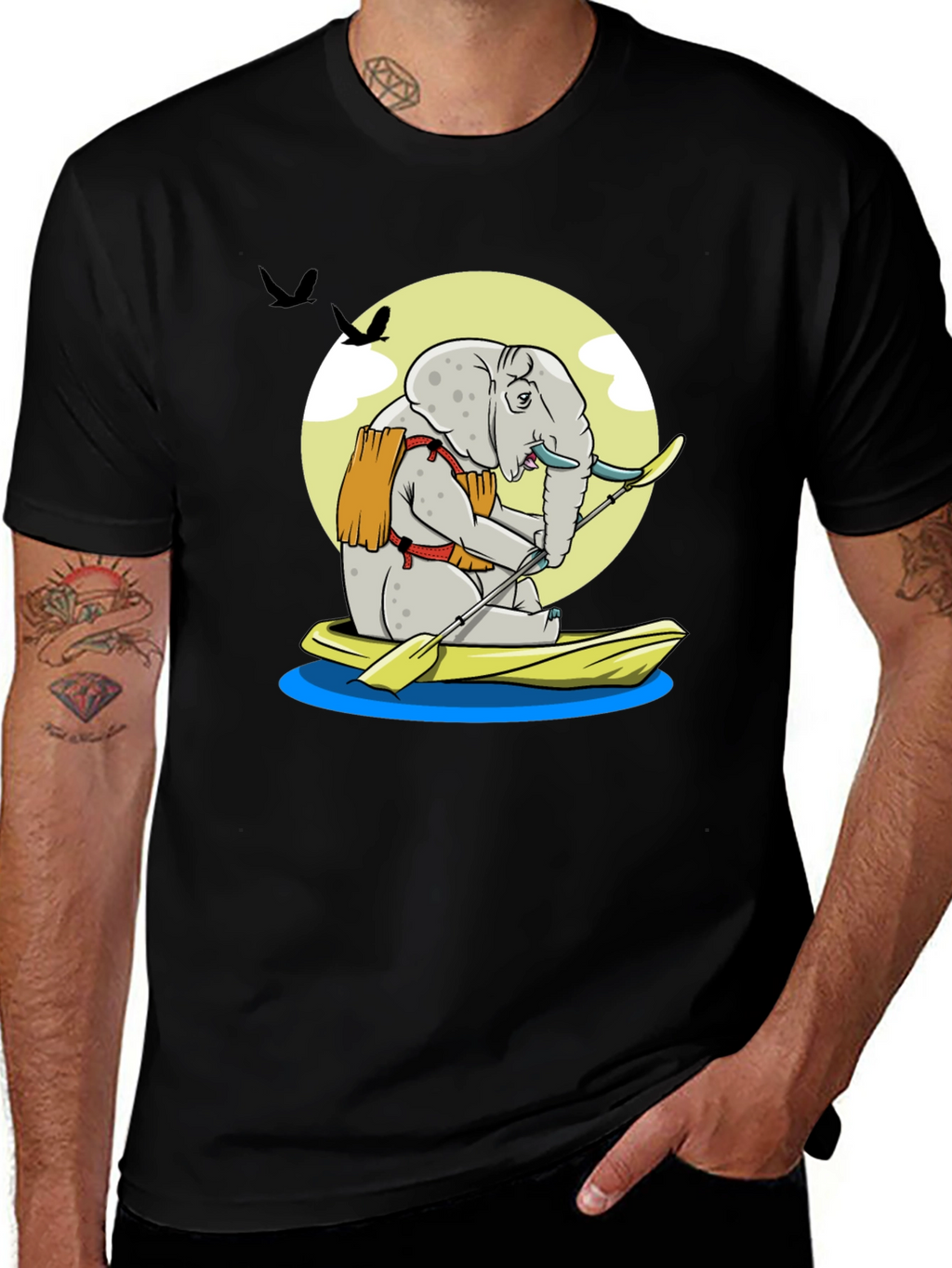 Elephant Kayak Adventure T-Shirt