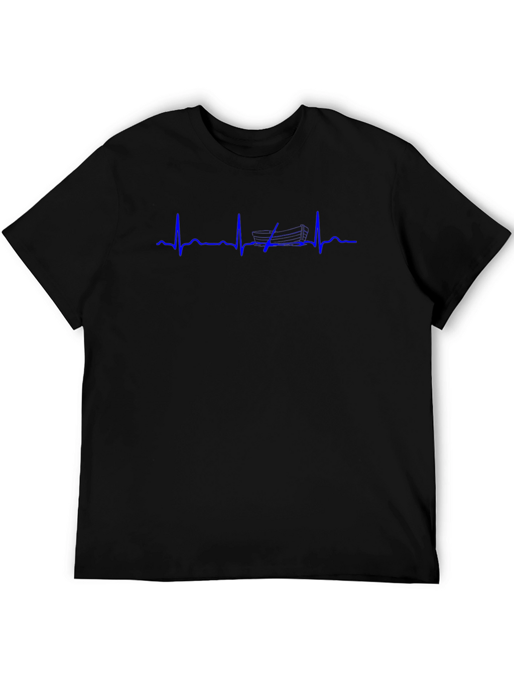 Heartbeat Mountain T-Shirt - Black