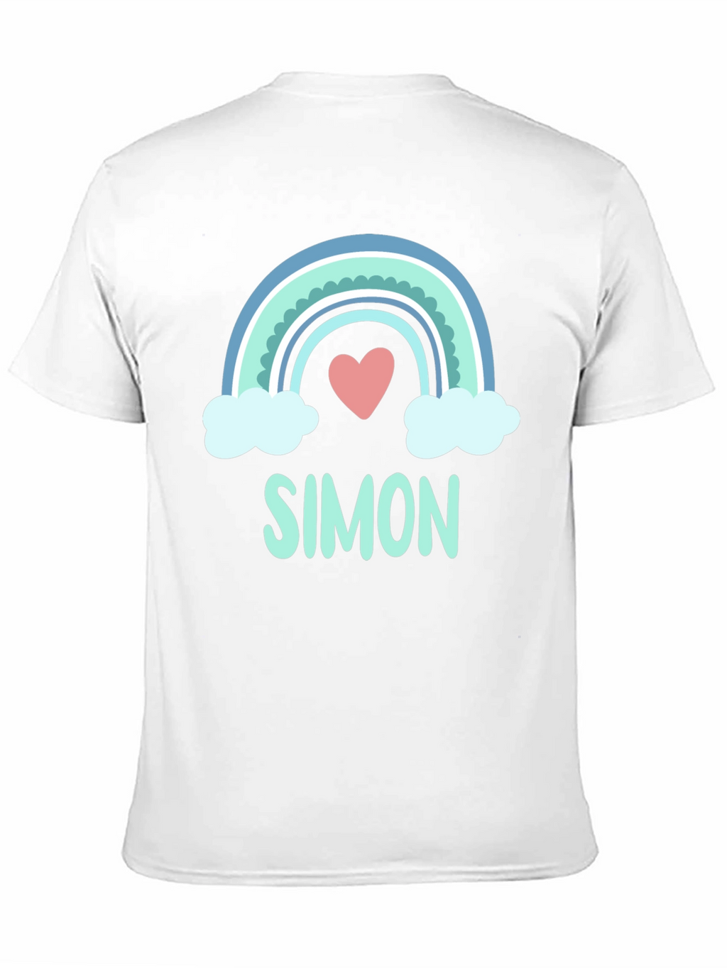 Simon Rainbow Heart Graphic Tee