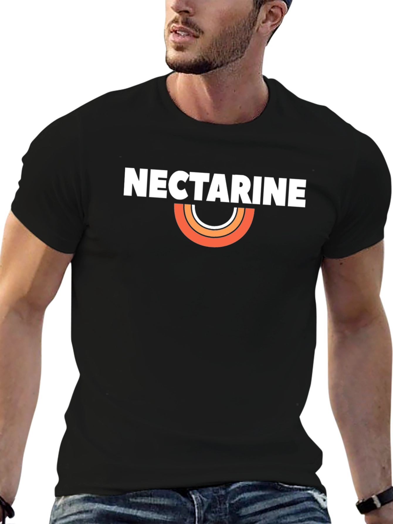Nectarine Graphic Tee - Fruit Lovers T-Shirt