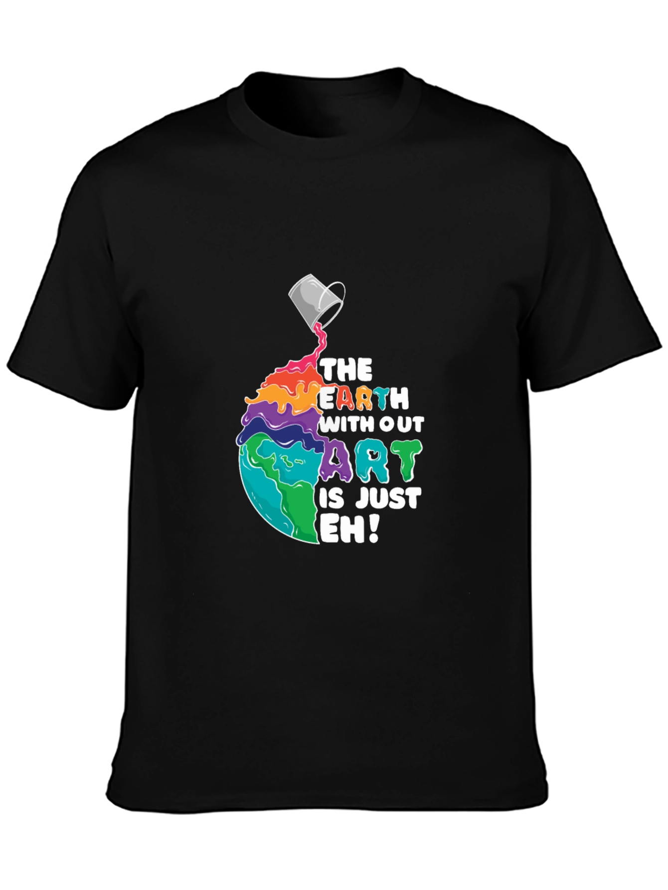 Artistic Planet Graphic T-Shirt