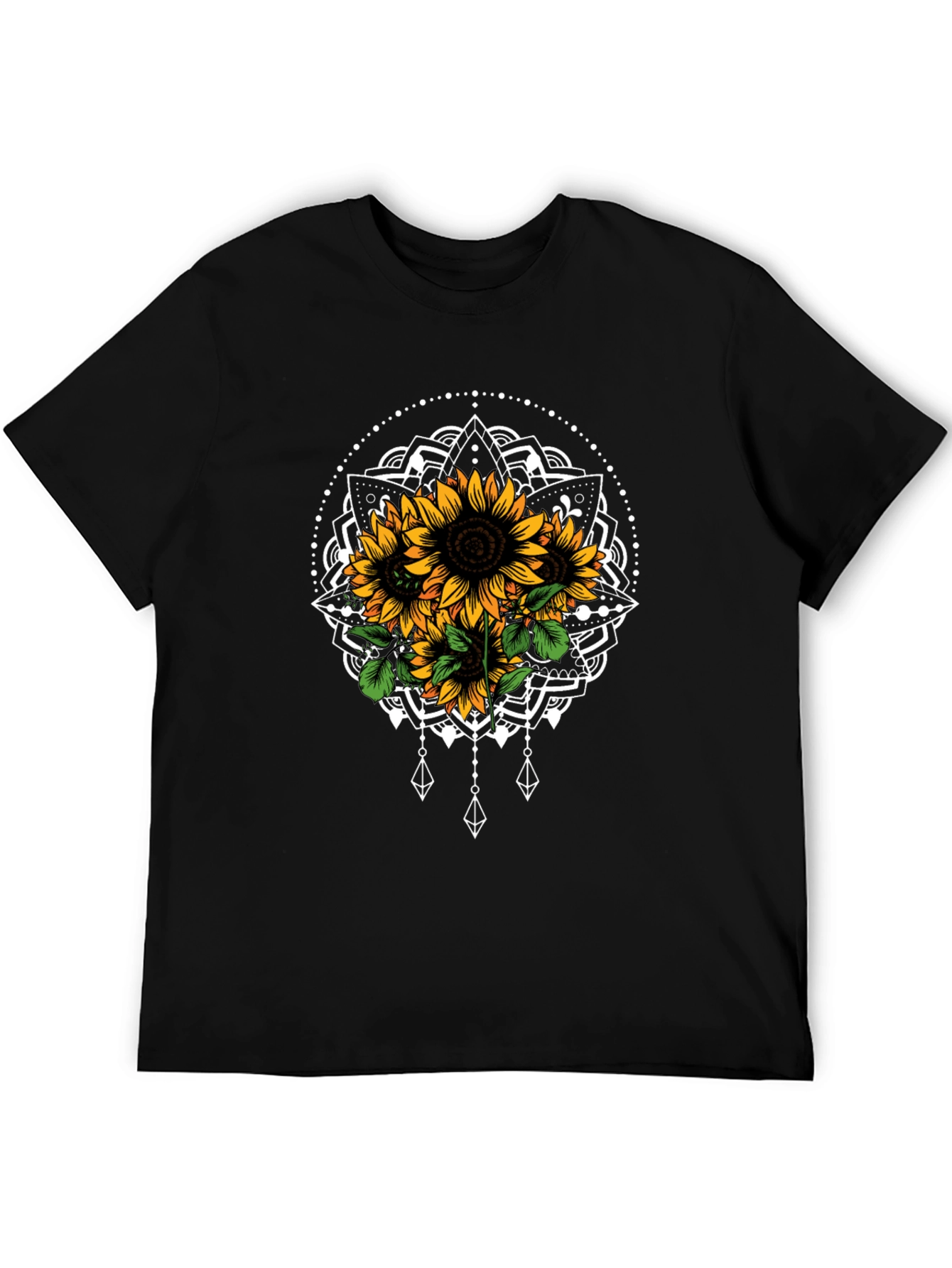 Sunflower Mandala Graphic Tee