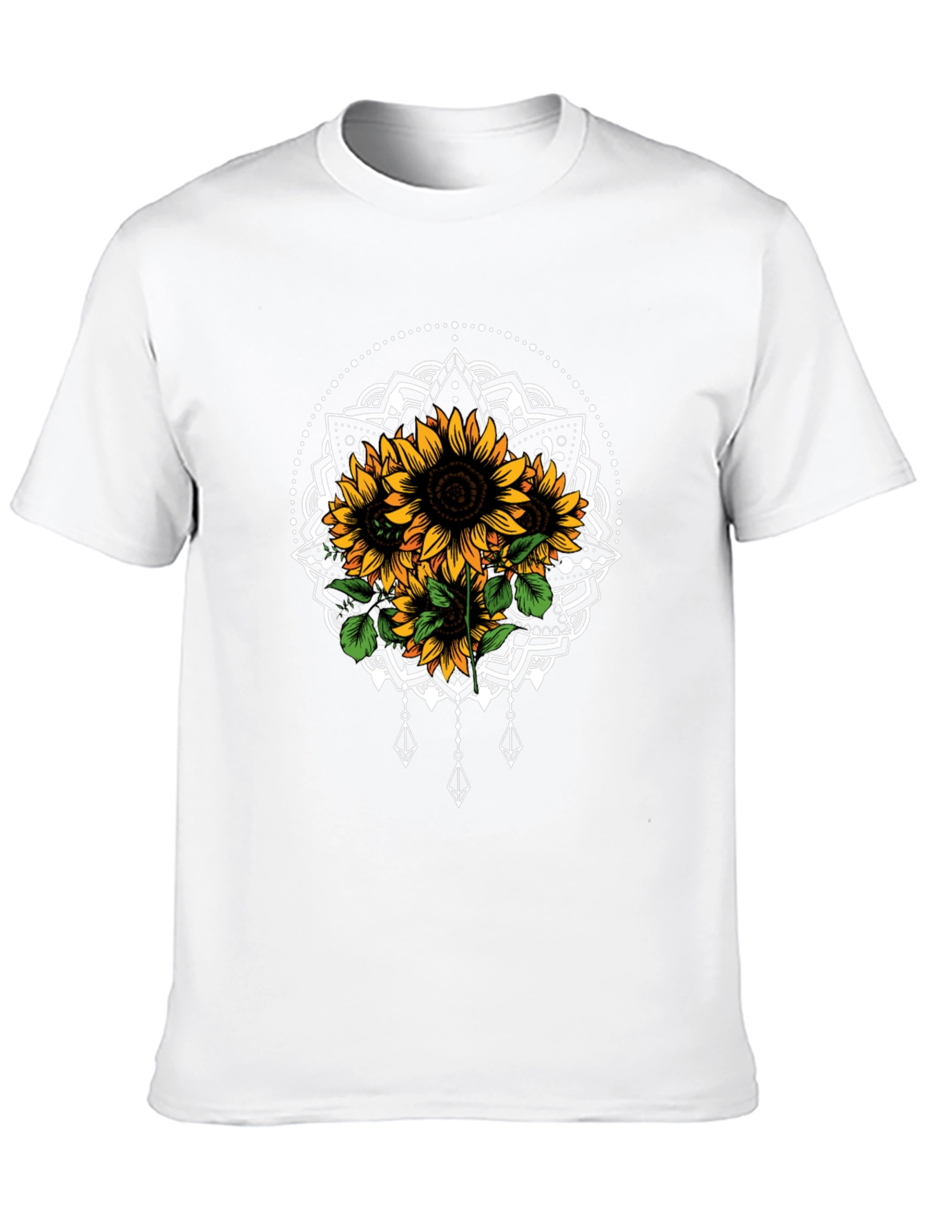 Sunflower Mandala Graphic Tee
