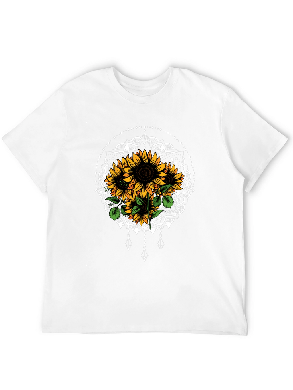 Sunflower Mandala Graphic Tee