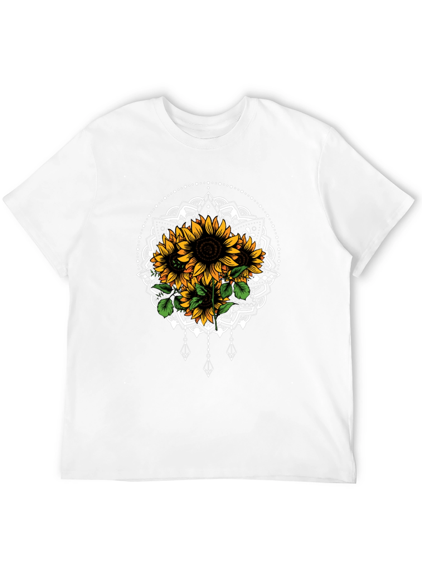 Sunflower Mandala Graphic Tee