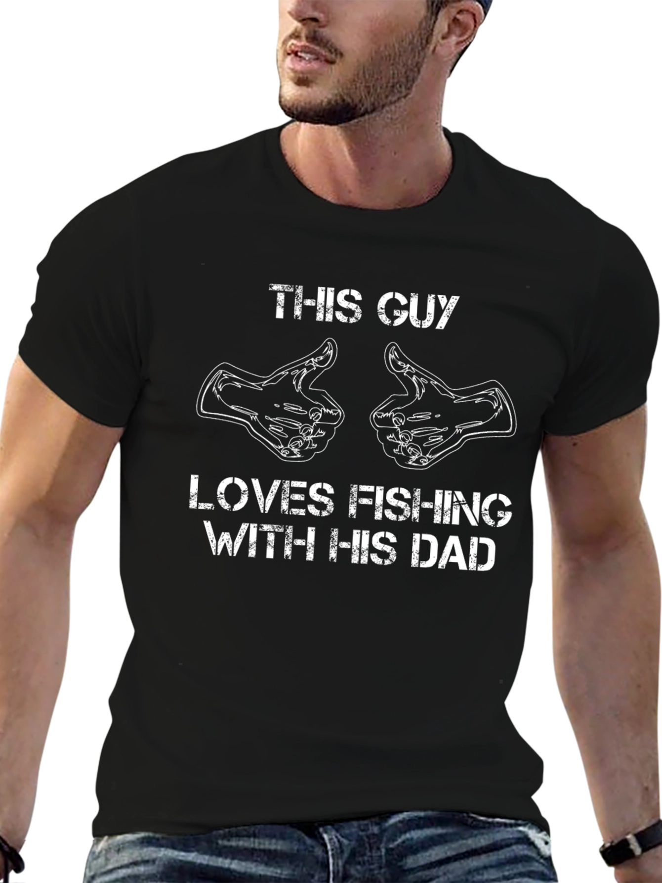 Fishing Dad T-Shirt - This Guy Loves Fishing