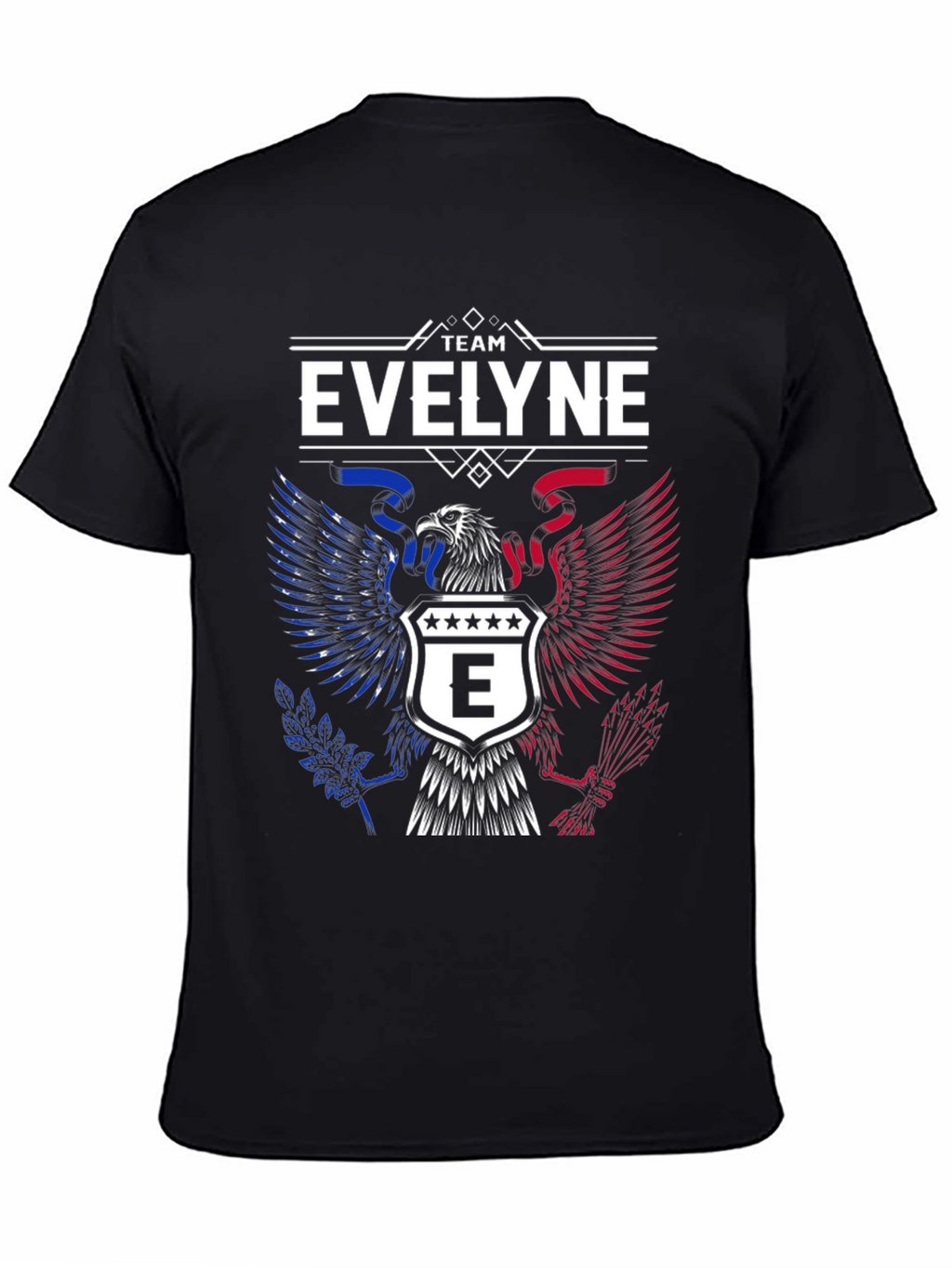 Team Evelyne Patriotic Eagle Graphic T-Shirt