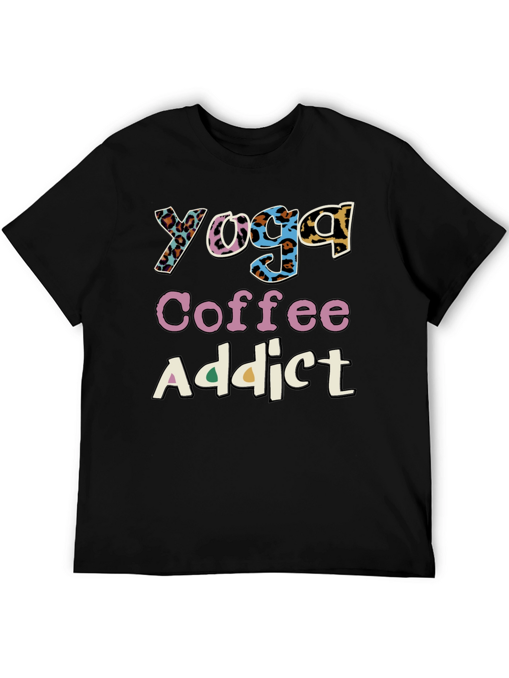 Yoga Coffee Addict Graphic Tee