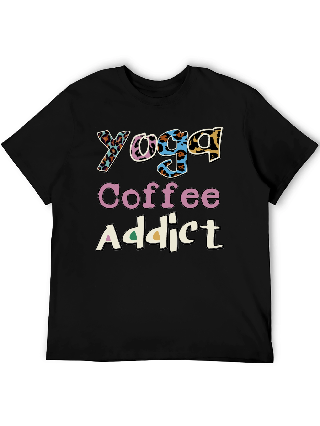 Yoga Coffee Addict Graphic Tee
