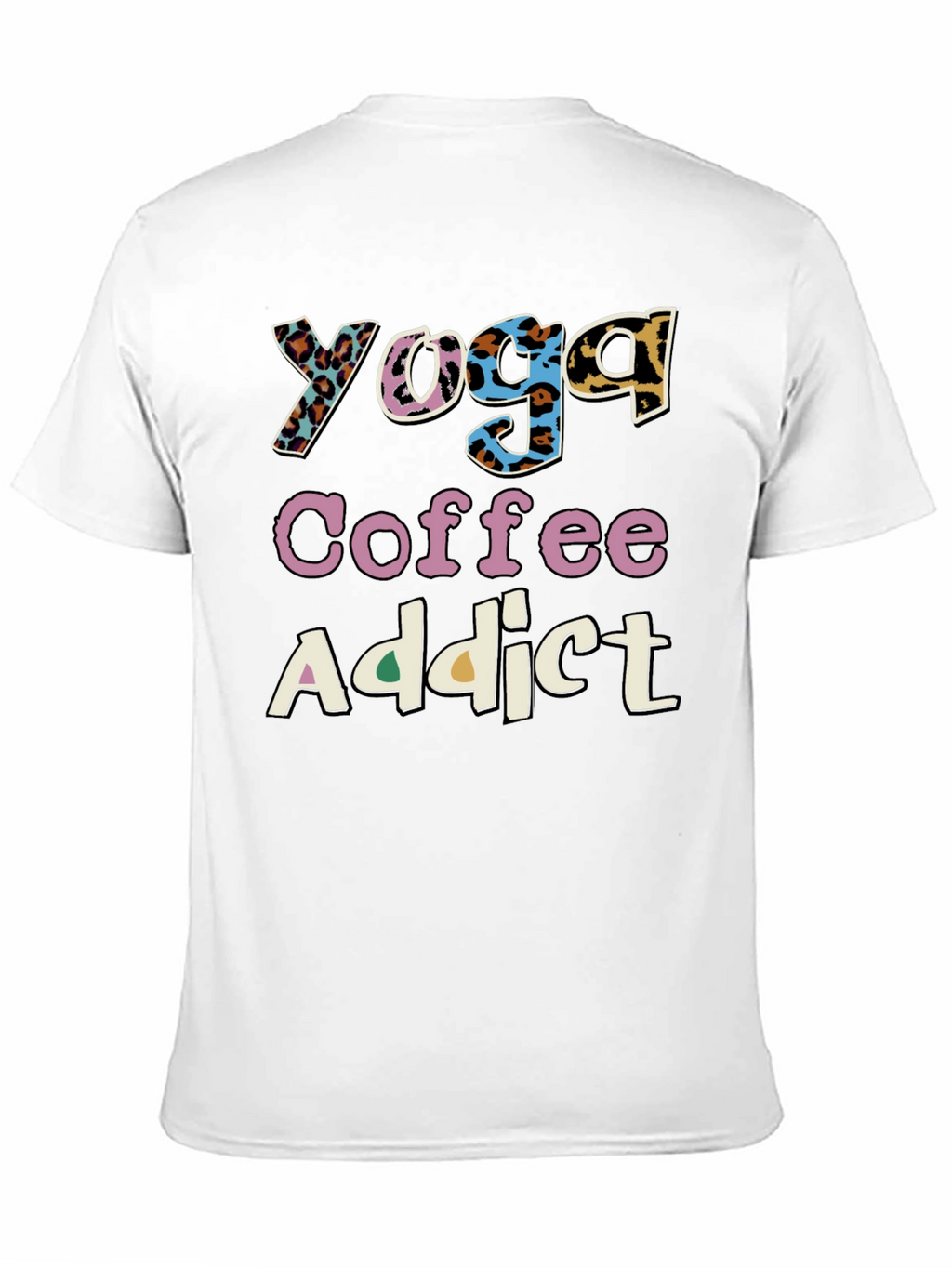 Yoga Coffee Addict Graphic Tee