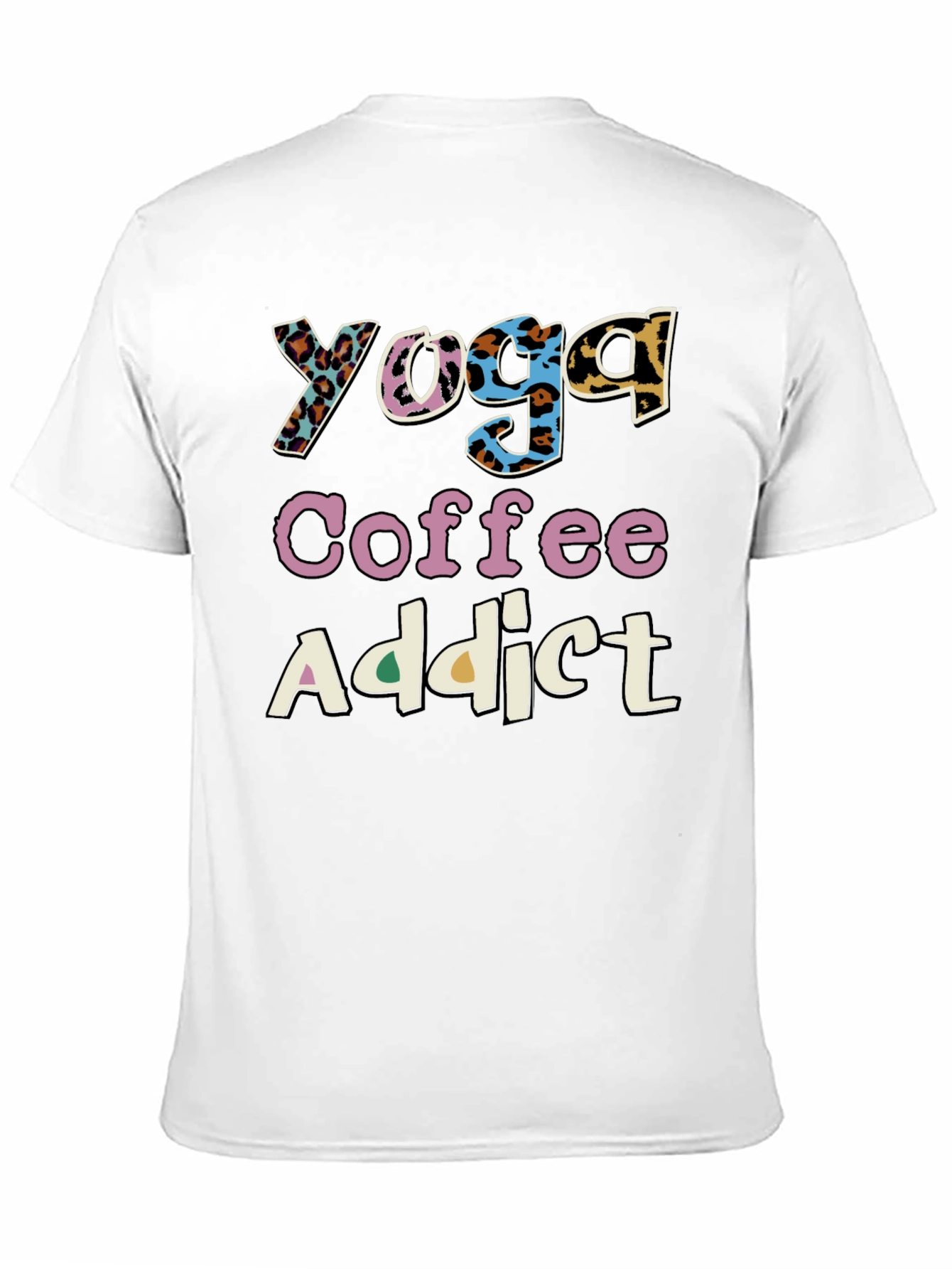 Yoga Coffee Addict Graphic Tee