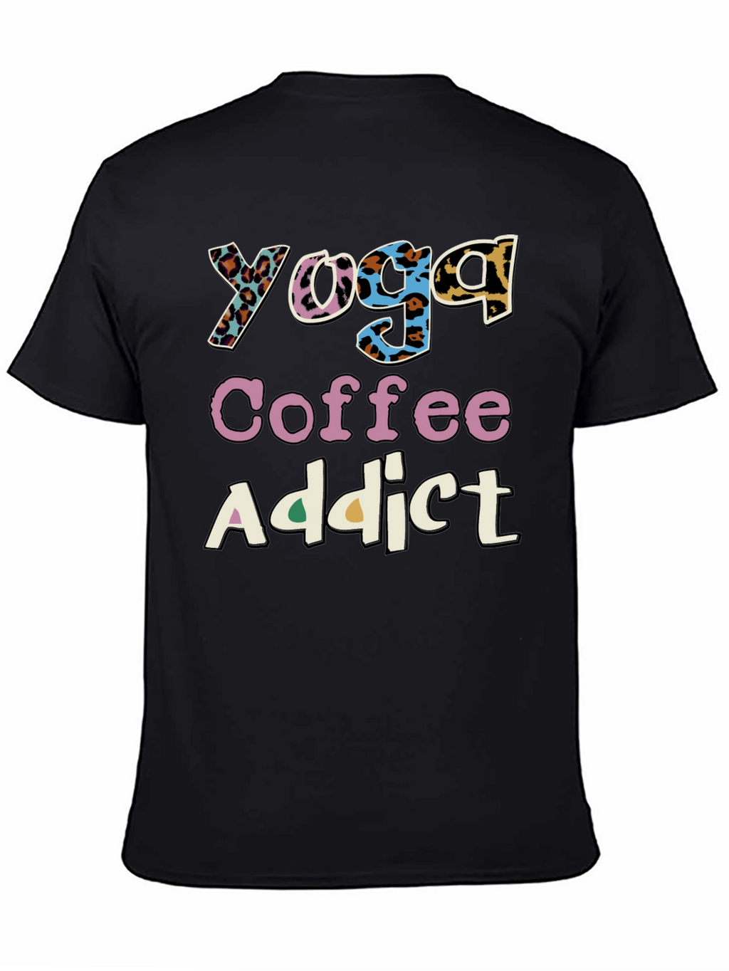 Yoga Coffee Addict Graphic Tee