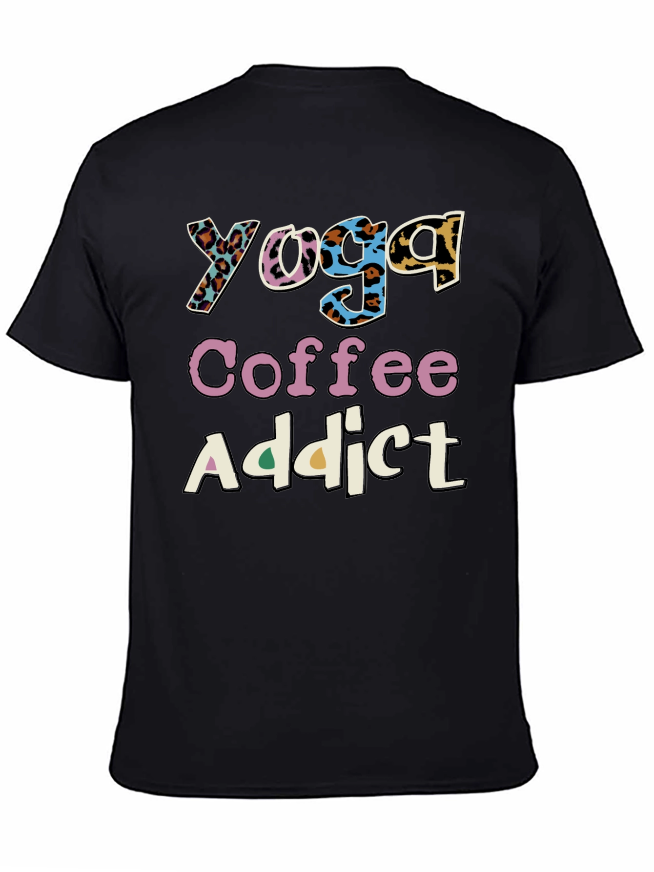 Yoga Coffee Addict Graphic Tee