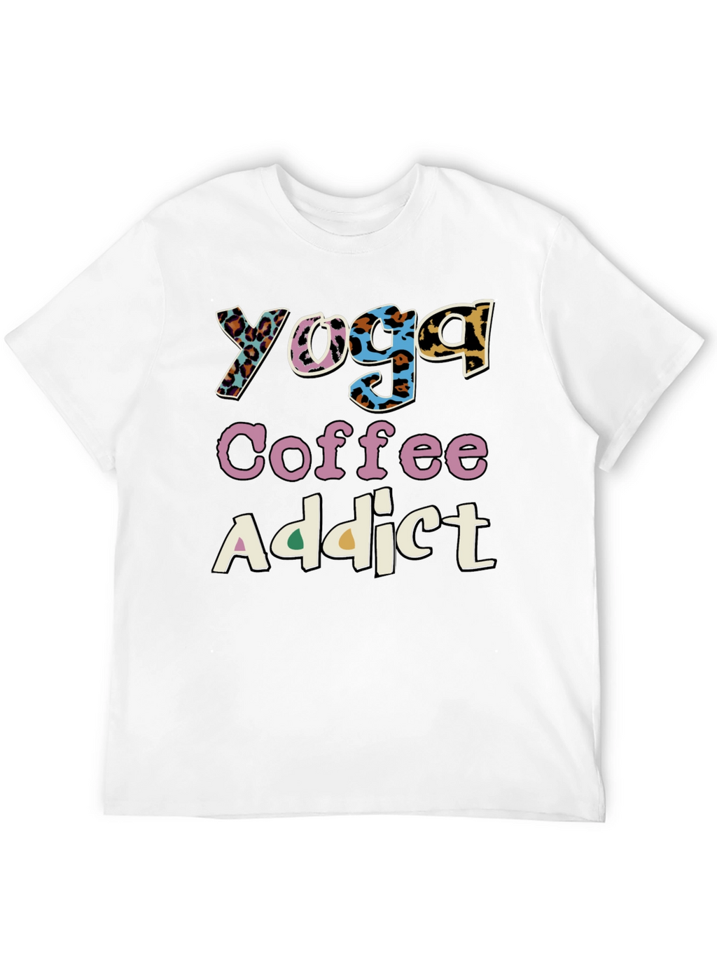 Yoga Coffee Addict Graphic Tee