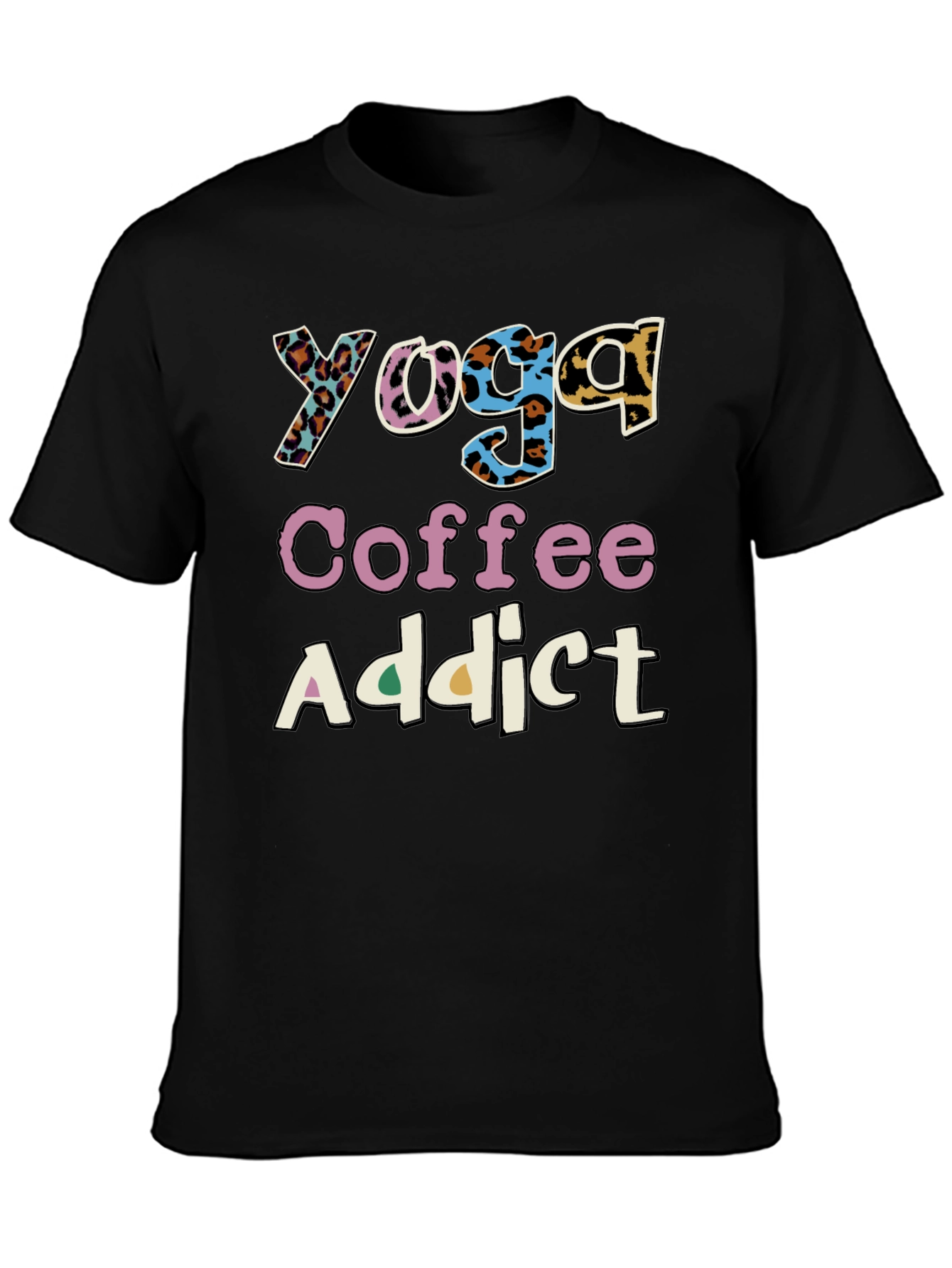 Yoga Coffee Addict Graphic Tee