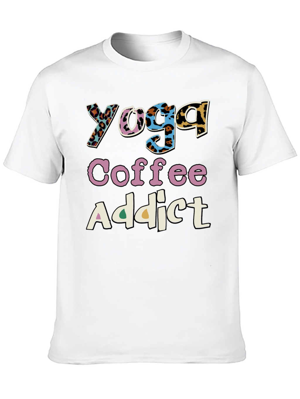 Yoga Coffee Addict Graphic Tee