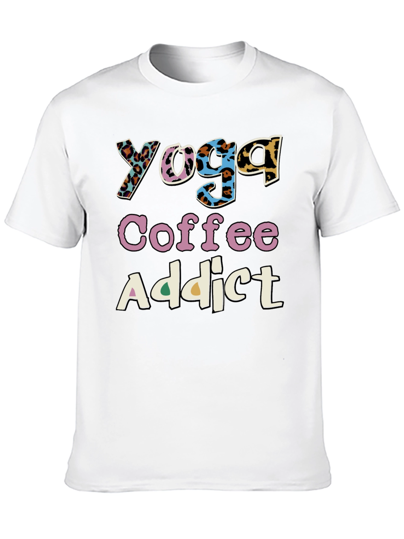 Yoga Coffee Addict Graphic Tee
