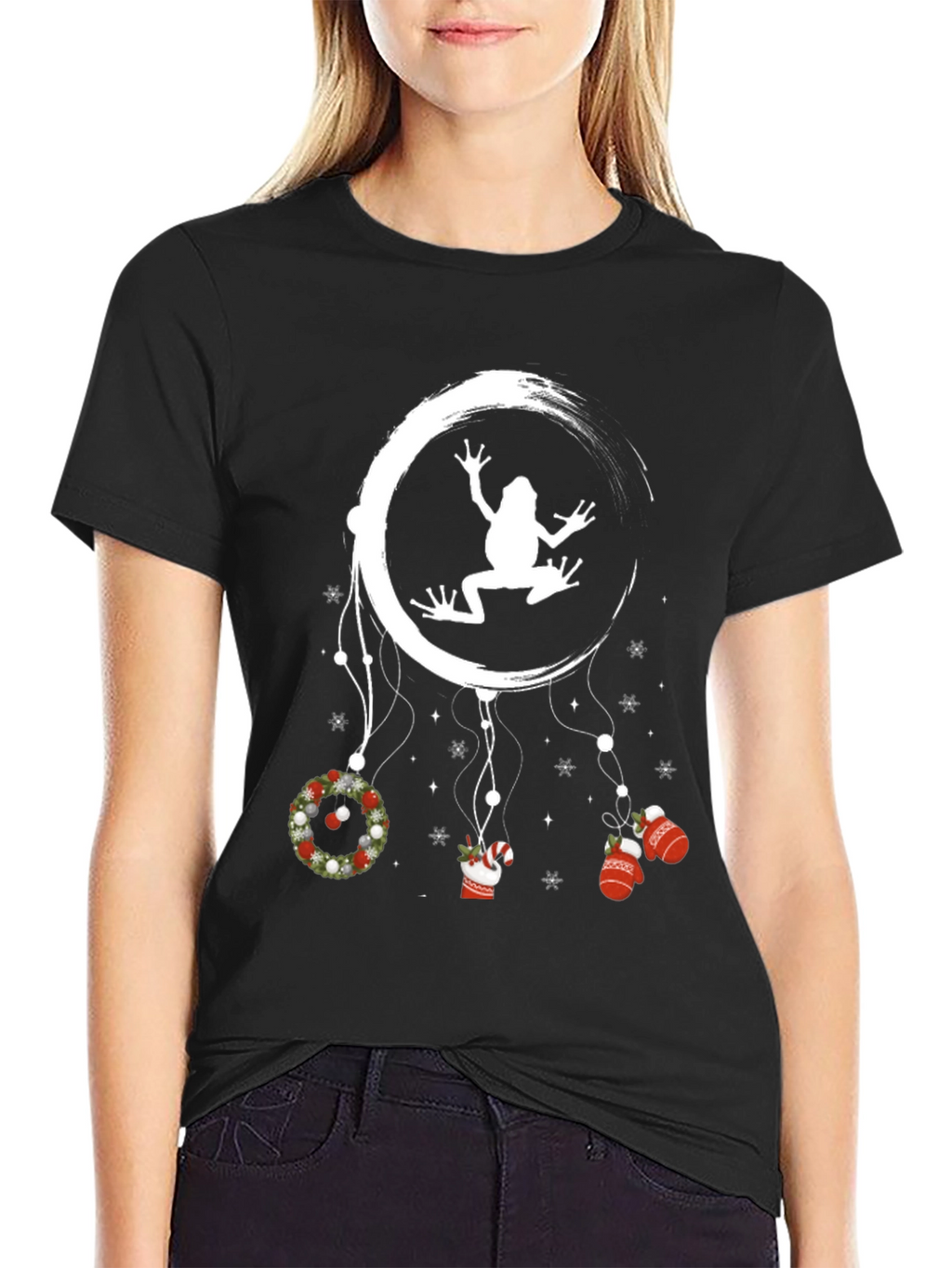 Frog Christmas Dreamcatcher T-Shirt