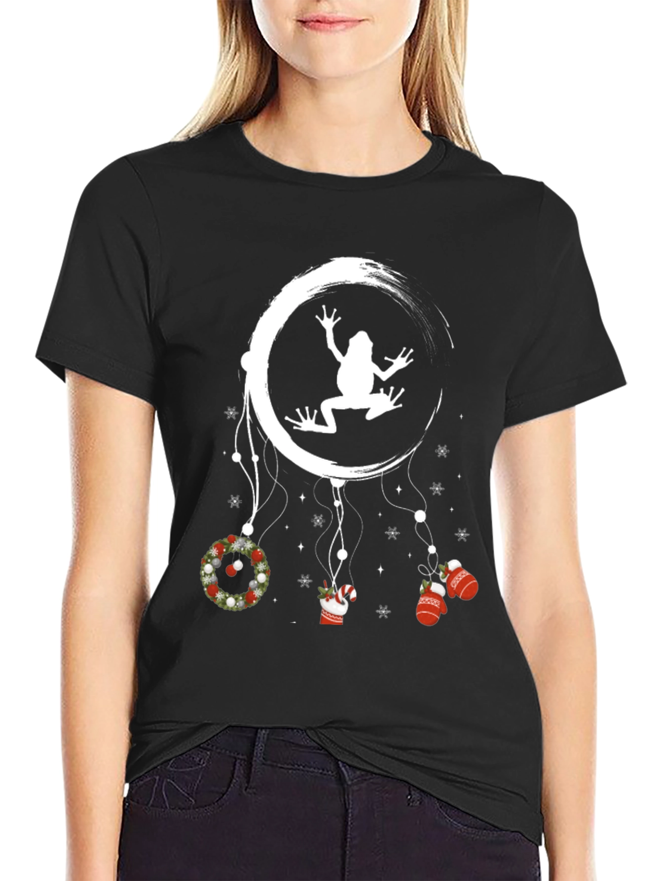Frog Christmas Dreamcatcher T-Shirt
