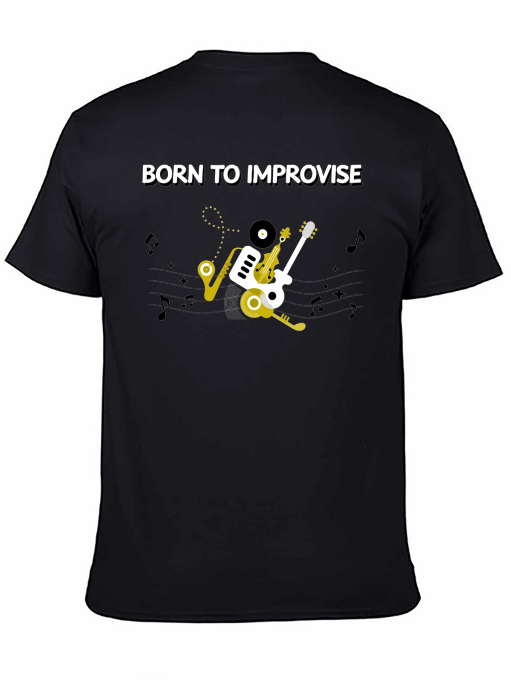 Born To Improvise Music T-Shirt
